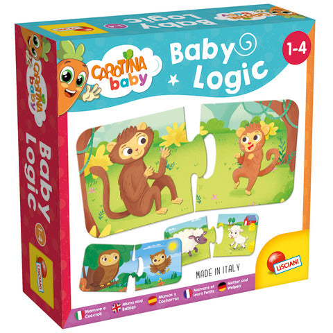 lisciani-gioco-scatola-carotina-baby-logic-mamme-cuccioli-80038