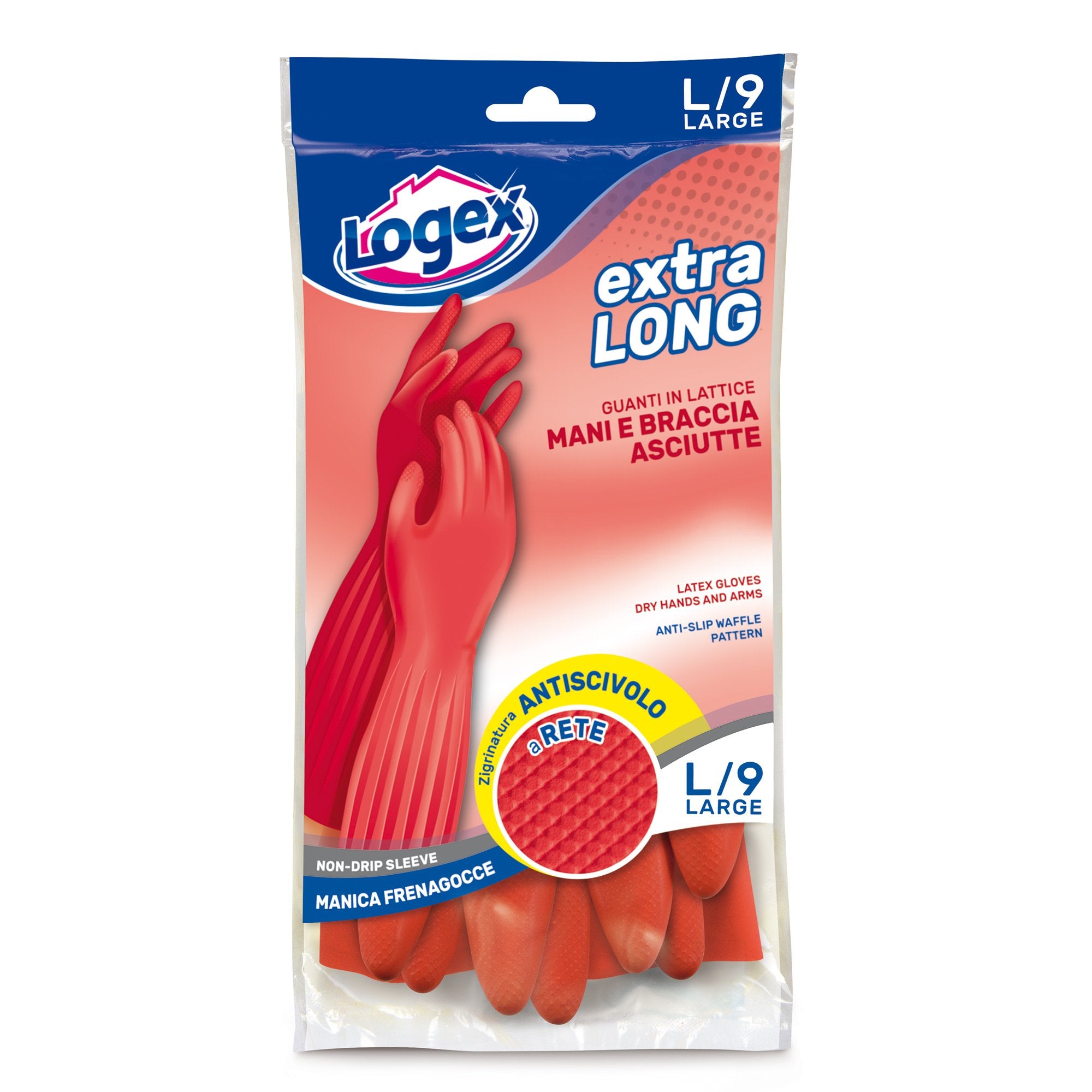 logex-professional-guanti-lattice-extralong-tg-l-rosso