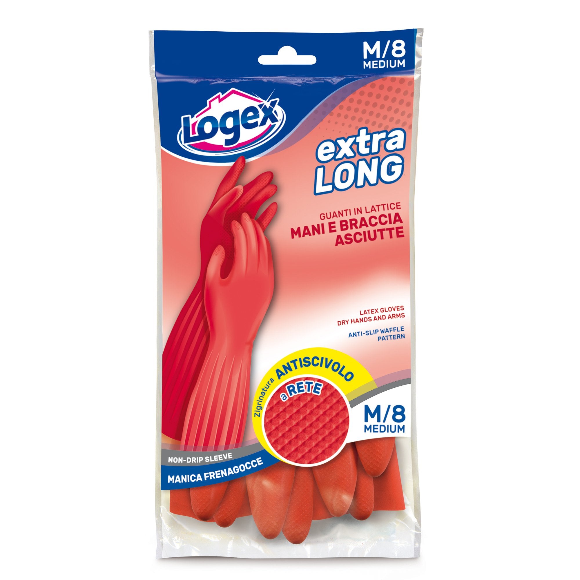 logex-professional-guanti-lattice-extralong-tg-m-rosso
