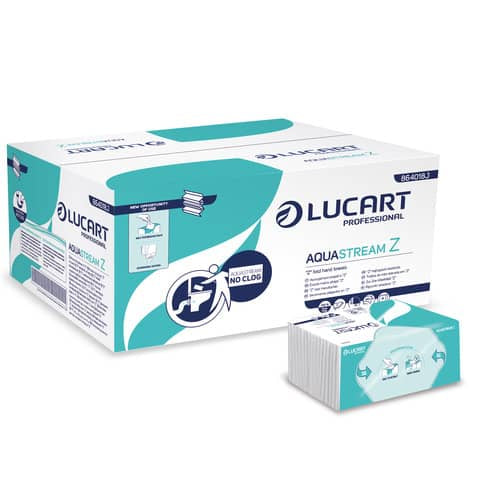 lucart-professional-asciugamano-2-veli-aquastream-piegato-z-conf-15-pacchetti-242-foglietti-864018u
