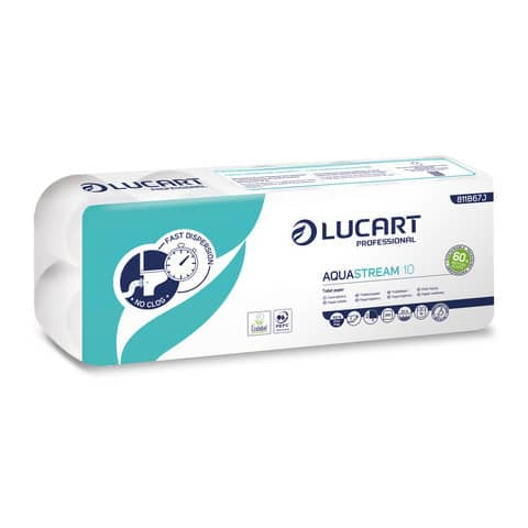 lucart-professional-carta-igienica-aquastream-pura-cellulosa-2-veli-200-strappi-conf-10-rotoli-811b67j