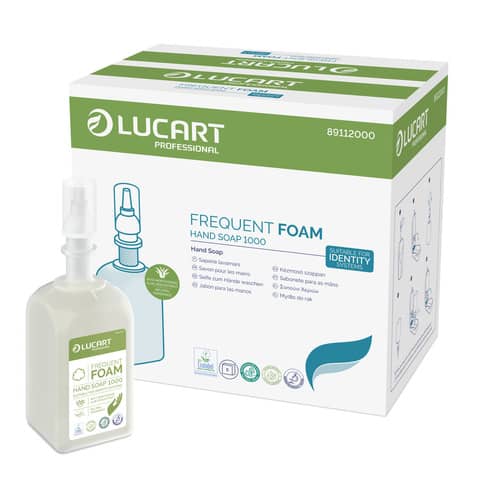 lucart-professional-ricarica-sapone-schiuma-ipoallergenico-6x1l-dispenser-identity-soap-89112000