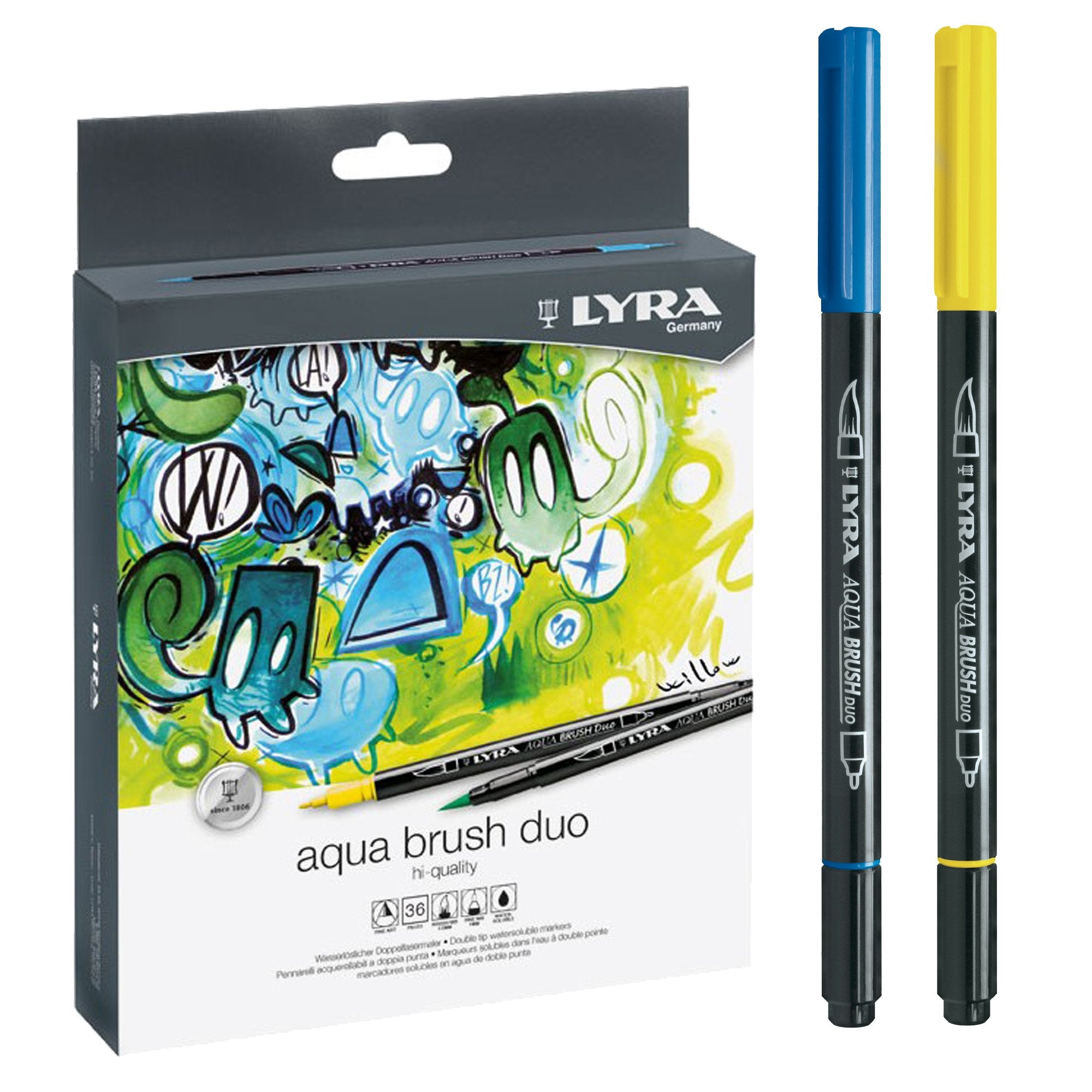 lyra-astuccio-36-pennarelli-aqua-brush-duo