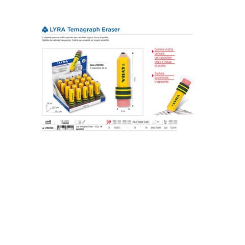 lyra-espositore-20-gomme-matita-termagraph-eraser-2x7-cm-l7417201