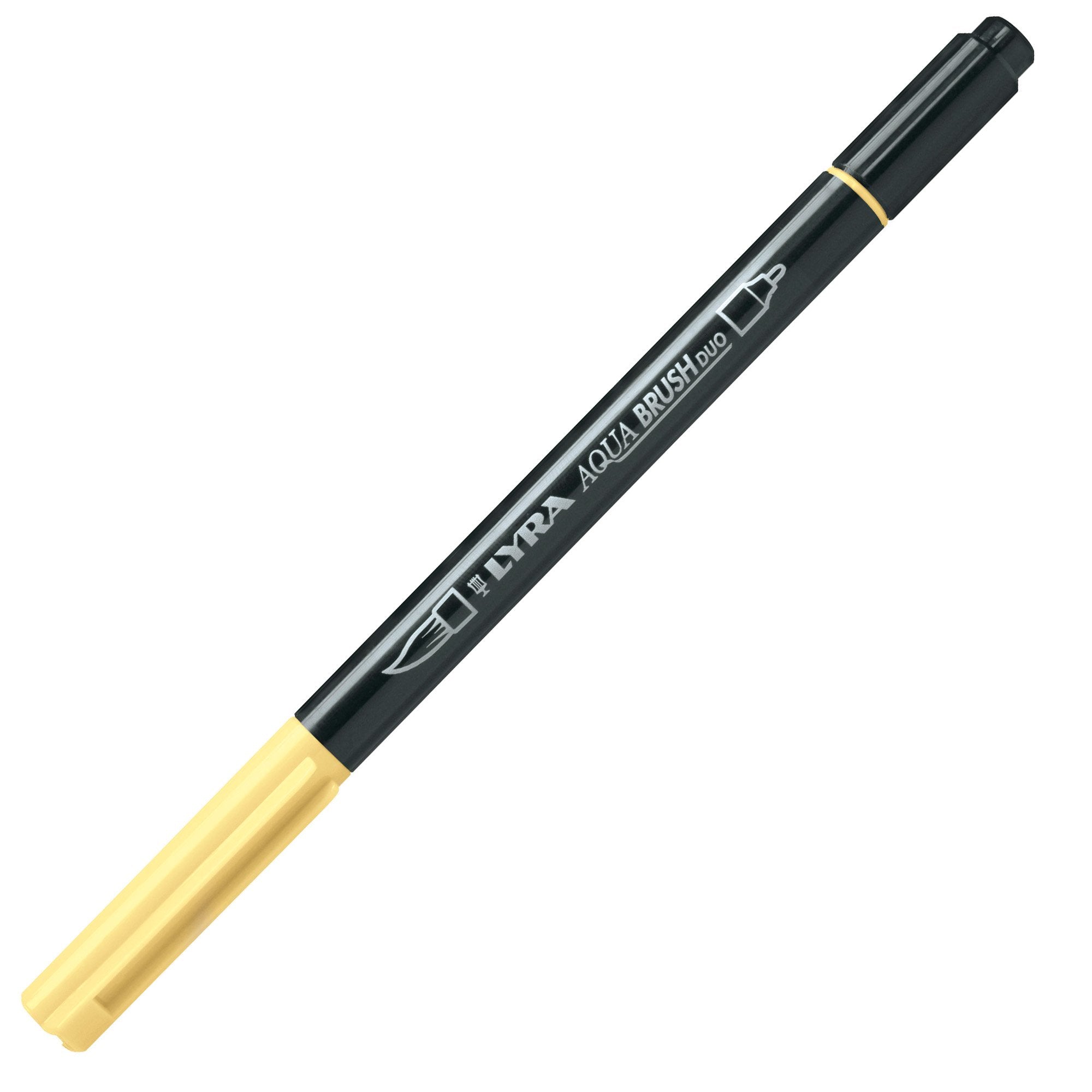 lyra-pennarello-2-punte-aqua-brush-duo-giallo-chiaro