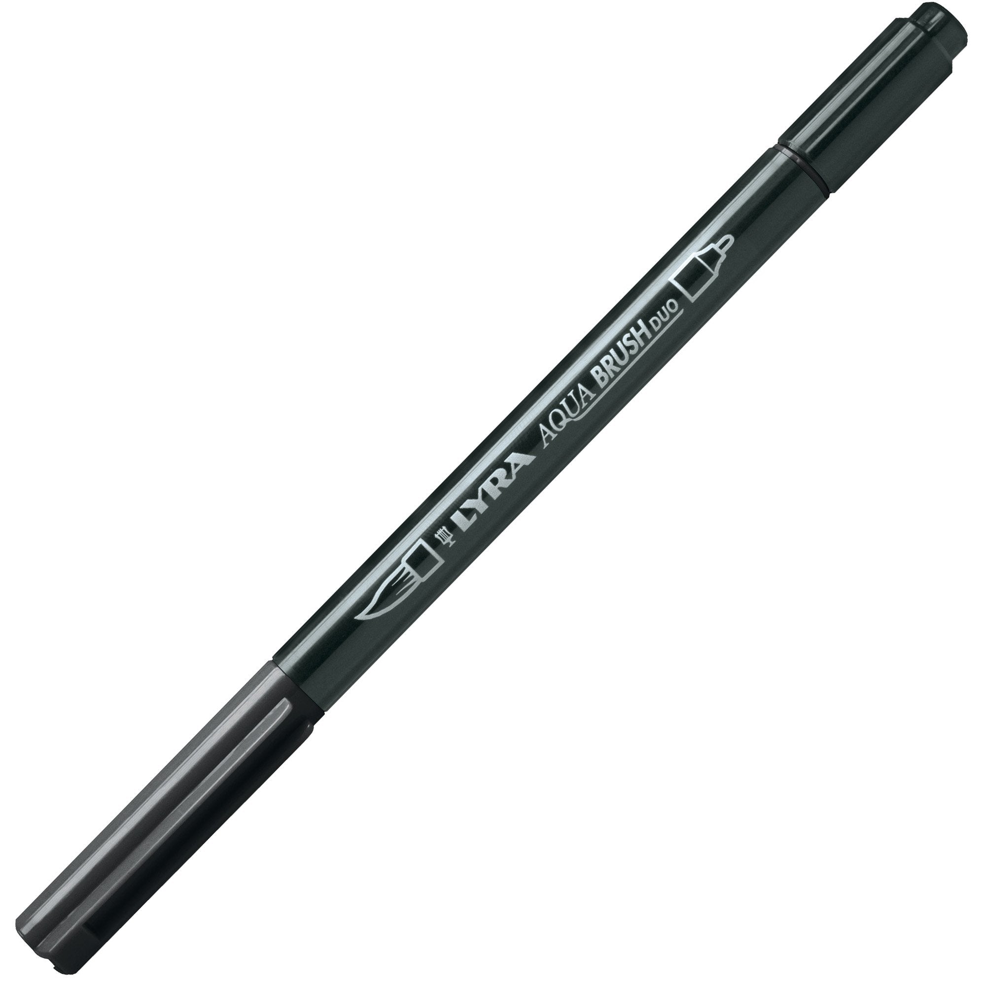 lyra-pennarello-2-punte-aqua-brush-duo-nero