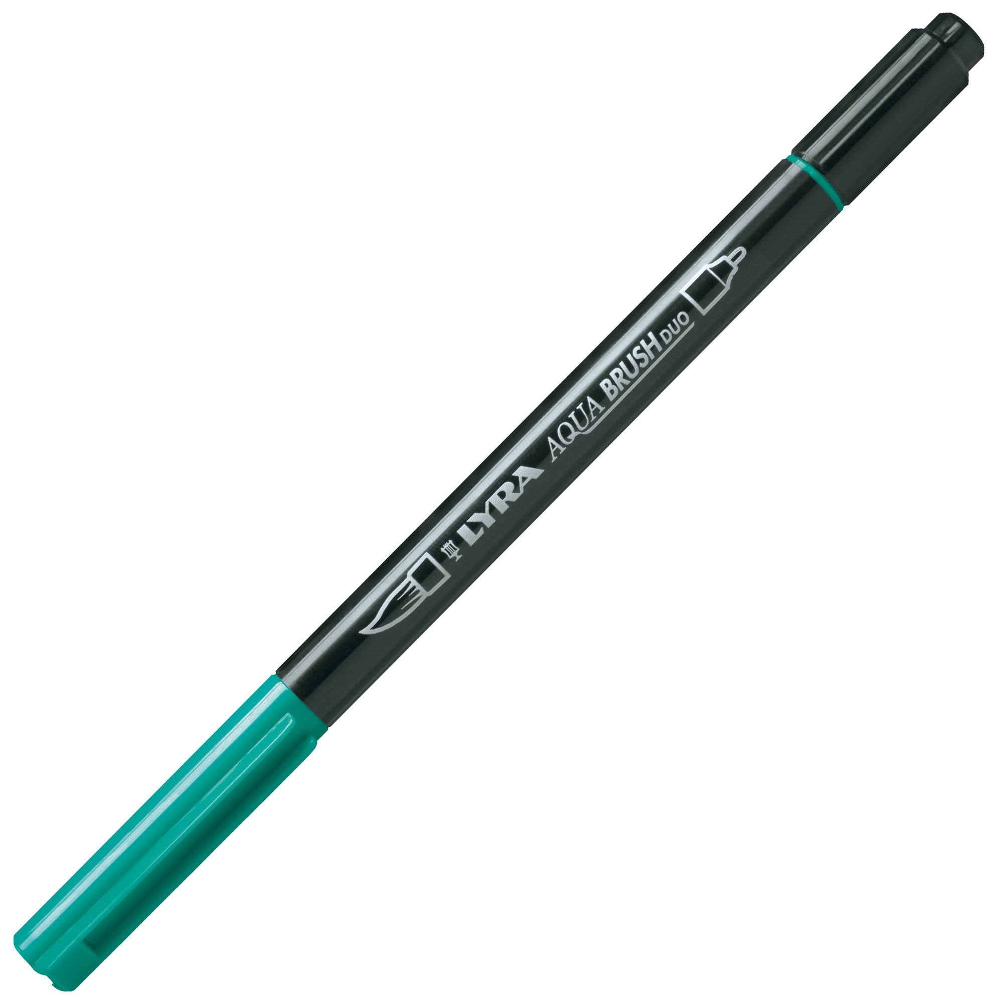 lyra-pennarello-2-punte-aqua-brush-duo-verde-notte