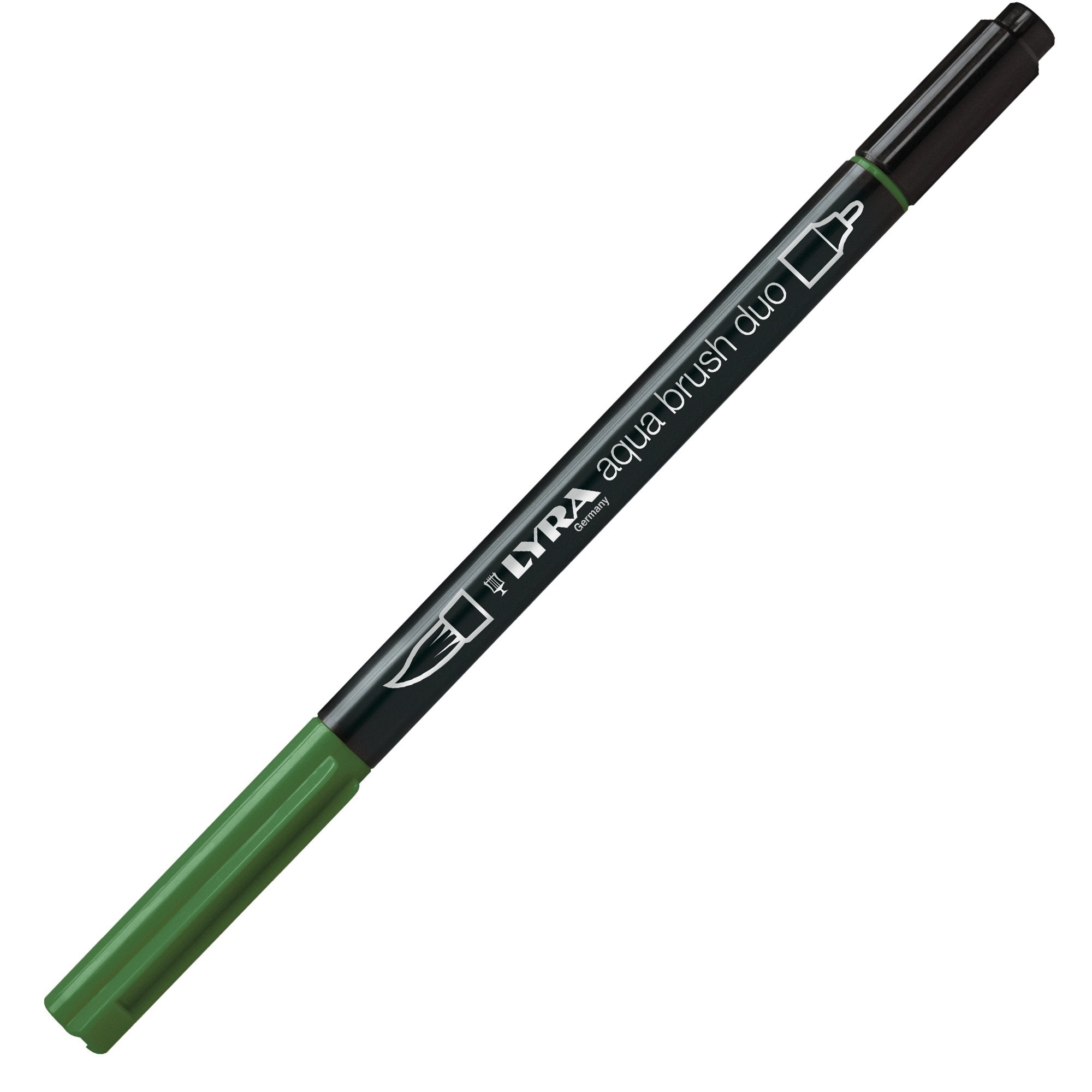 lyra-pennarello-2-punte-aqua-brush-duo-verde-oliva-l6520073
