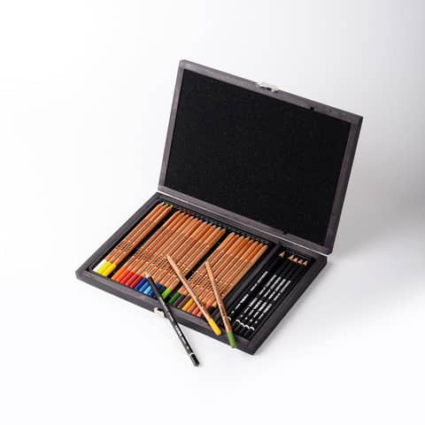 lyra-set-disegno-rembrandt-polycolor-art-design-cassetta-legno-30-pezzi-l2004002