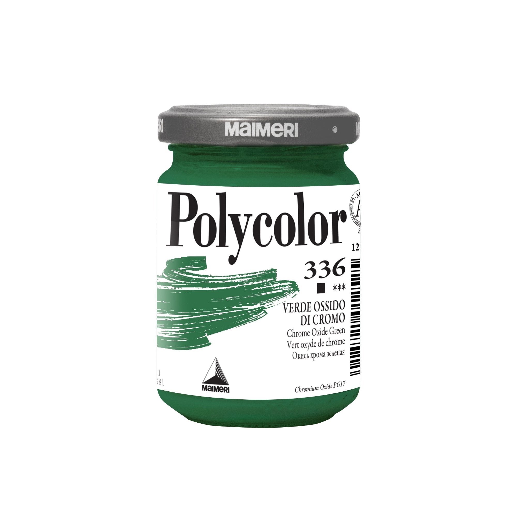 maimeri-colore-vinilico-polycolor-vasetto-140-ml-verde-ossido-cromo