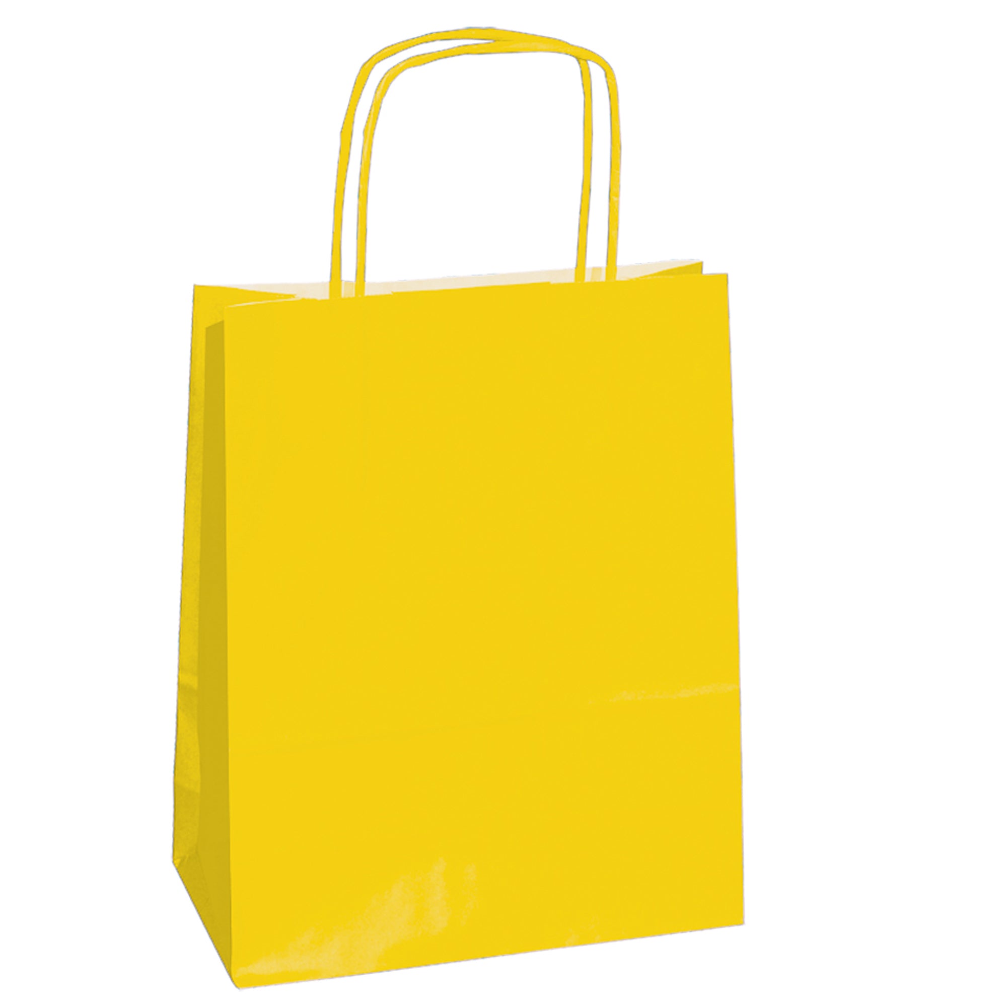 mainetti-bags-25-shoppers-carta-kraft-14x9x21cm-twisted-giallo