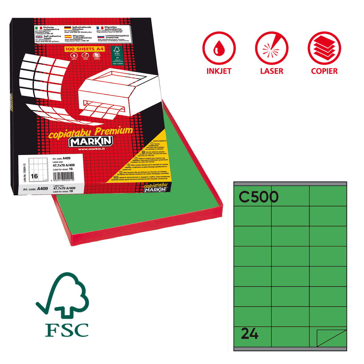 markin-etichetta-adesiva-c-500-verde-100fg-a4-70x36mm-24et-fg