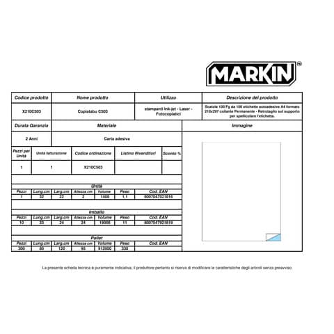 markin-etichette-bianche-copiatabu-permanenti-210x297-mm-senza-margine-1-et-foglio-conf-100-fogli-x210c503