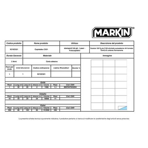 markin-etichette-bianche-permanenti-copiatabu-c521-laser-inkjet-21-et-foglio-conf-100-fogli-70x42-43-mm