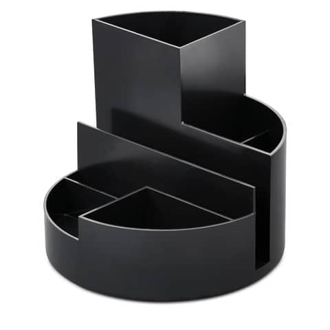 maul-portaoggetti-roundbox-riciclato-nero-diametro-14-cm-h-12-5-cm-z710013