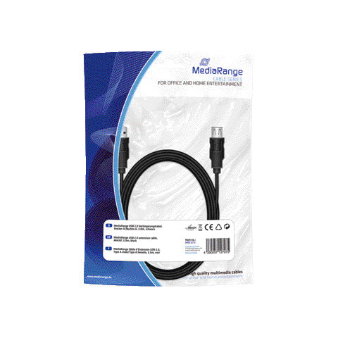 media-range-cavo-prolunga-usb-2-0-a-a-3m-nero-mrcs111