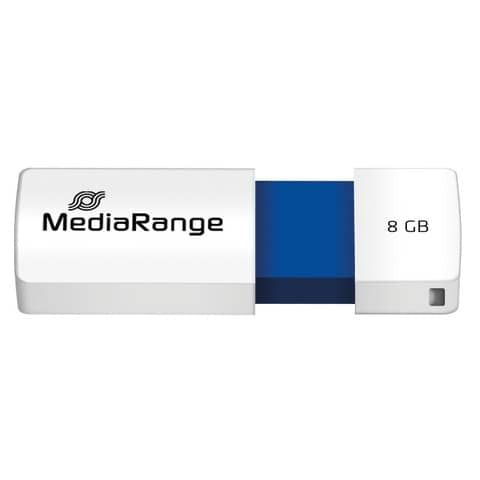 media-range-chiavetta-usb-2-0-8-gb-blu-mr971