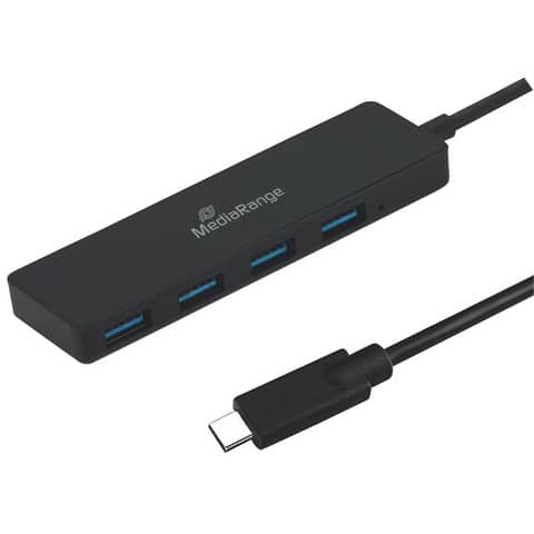 media-range-hub-type-usb-3-0-4-porte-nero-mrcs508