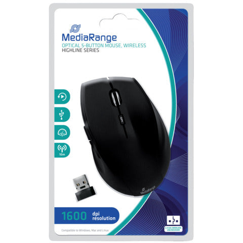 media-range-mouse-ottico-5-pulsanti-serie-highline-wireless-1600-dpi-nero-mros208