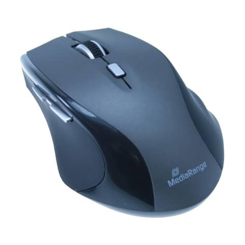 media-range-set-tastiera-mouse-wireless-querty-nero-mros104-uk