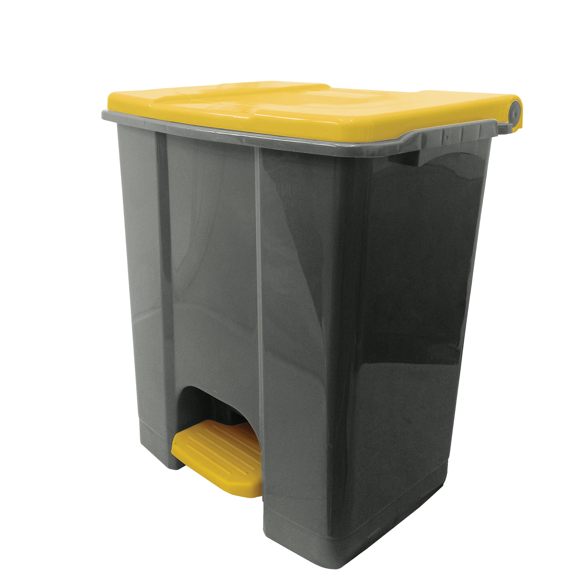 medialinternational-contenitore-mobile-pedale-plastica-riciclata-ecoconti-60lt-grigio-giallo