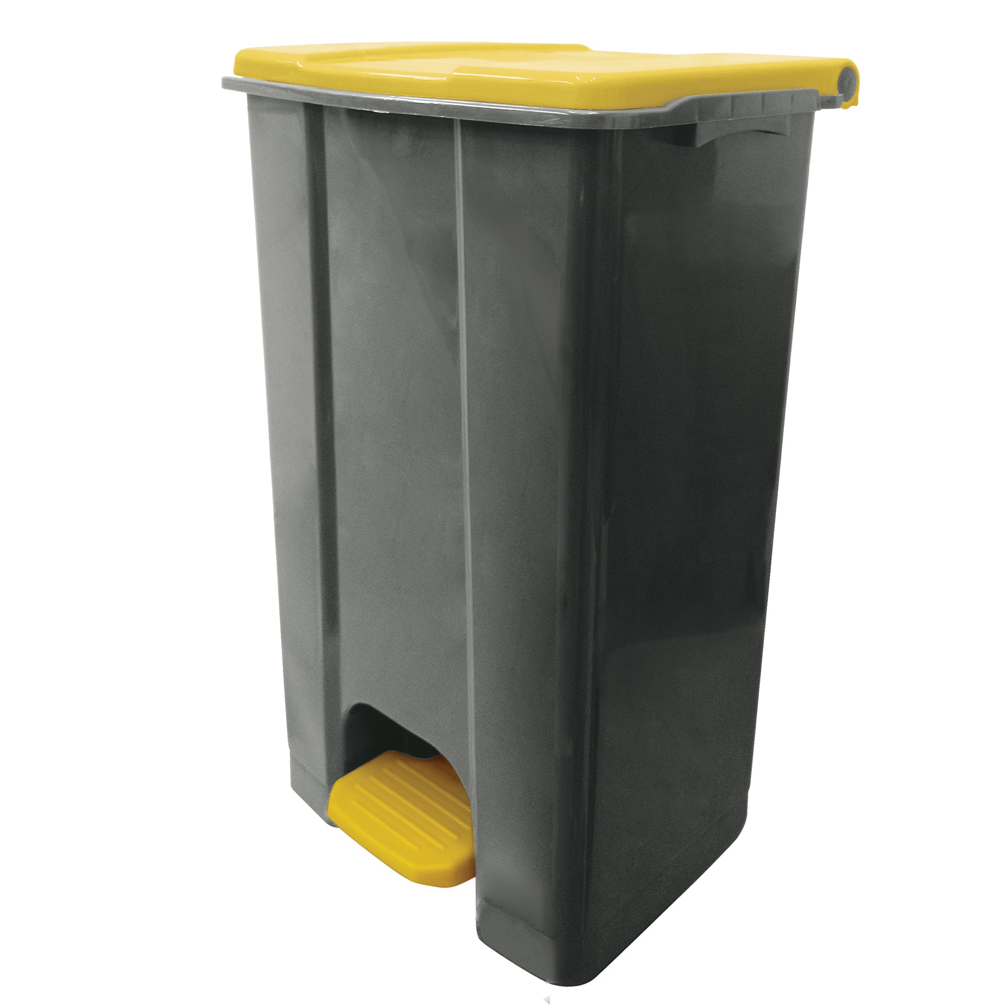 medialinternational-contenitore-mobile-pedale-plastica-riciclata-ecoconti-80lt-grigio-giallo