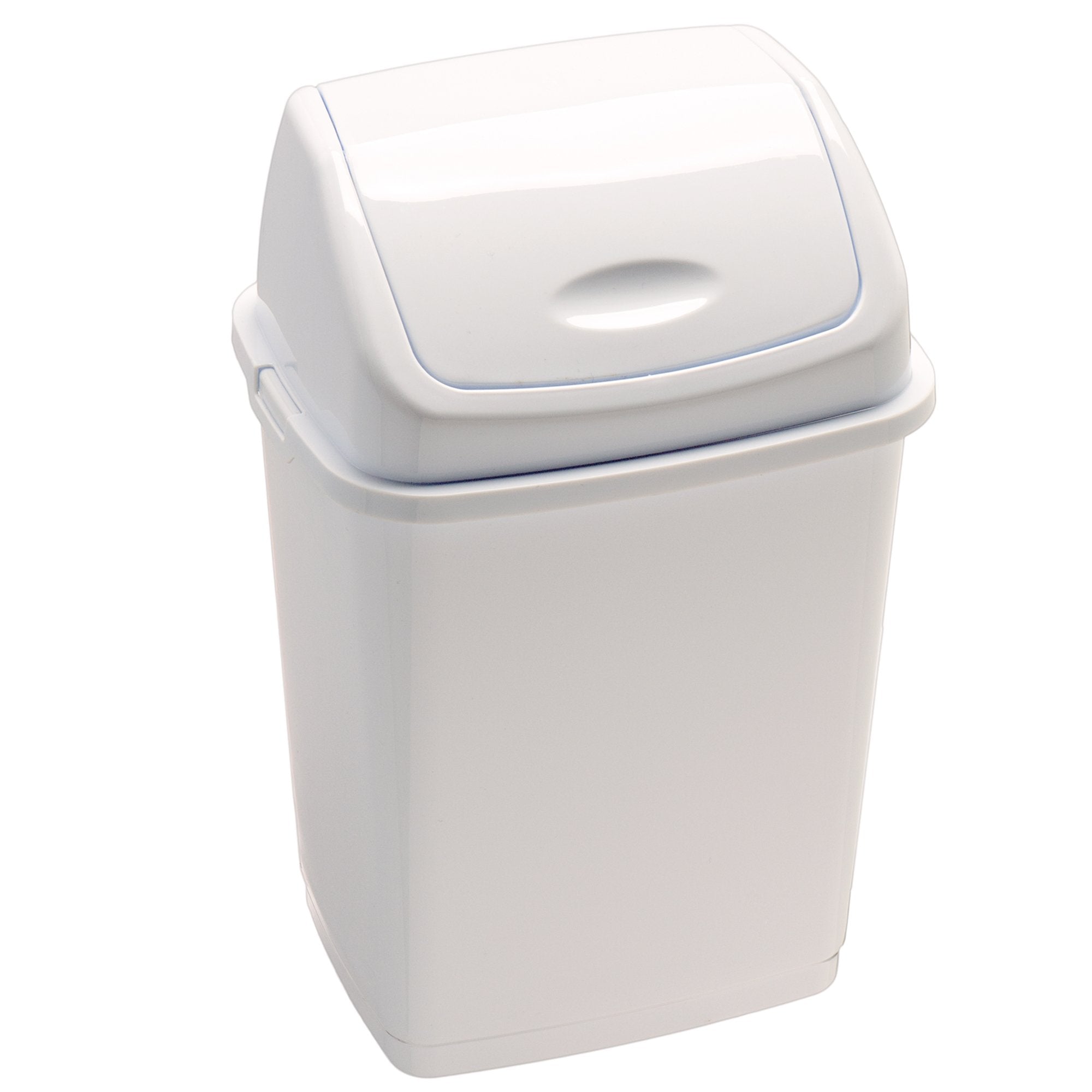 medialinternational-pattumiera-basculante-18lt-rif-basic-bianco