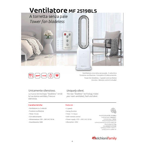 melchioni-family-ventilatore-torretta-senza-pale-telecomando-3-velocita-bianco-50w-118620071