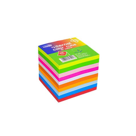 memoidea-blocco-carta-colorata-collato-1-lato-90x90x90-mm-800-fogli-color-cube-3291