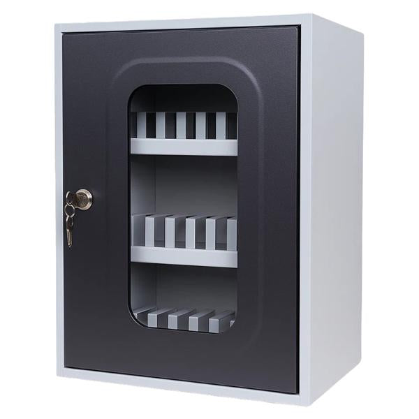 metalplus-casetta-portacellulari-30-posti-c-anta-trasparente-doppia-chiave