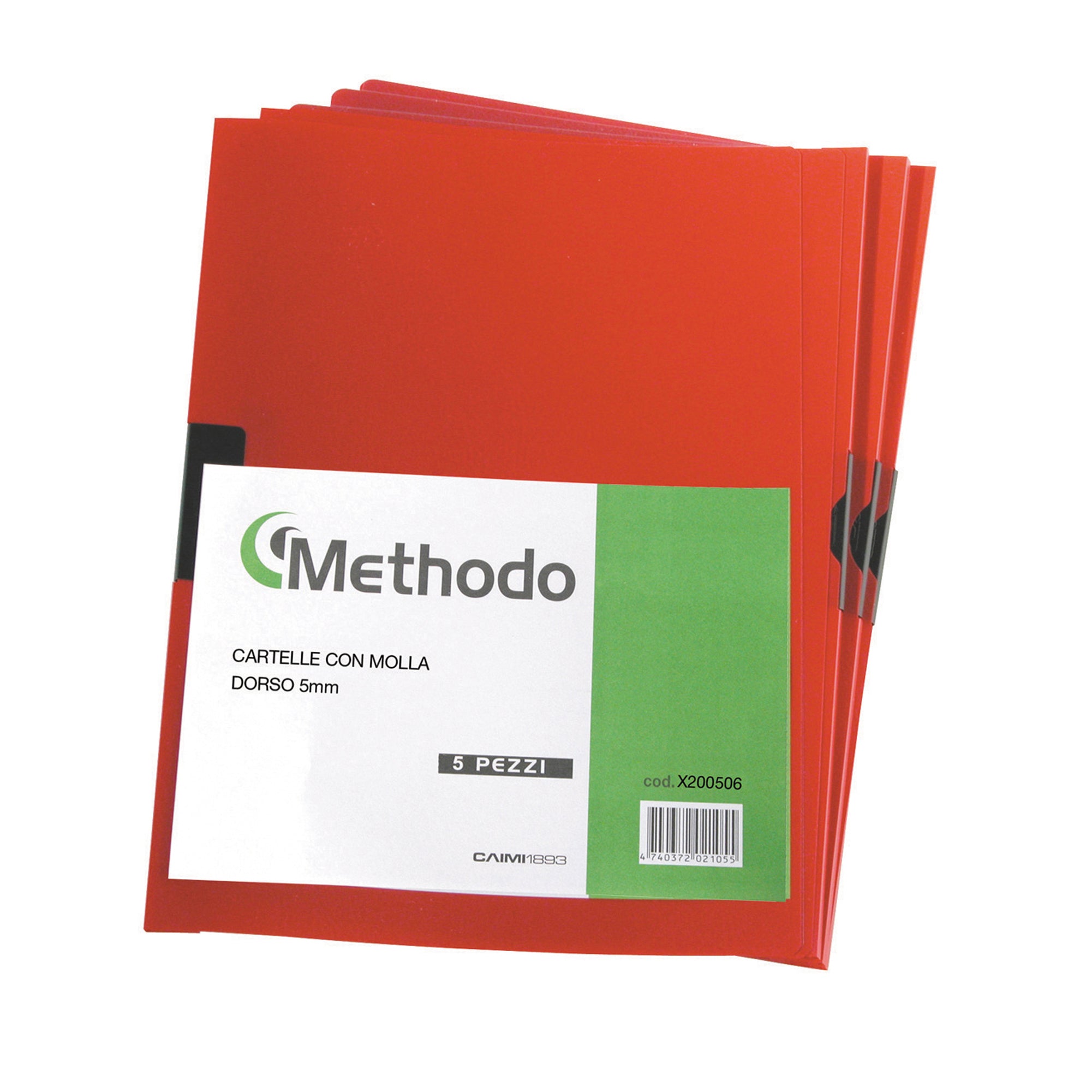 methodo-cartellina-ppl-c-molla-dorso-5-rosso-spring-file-22x31