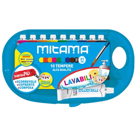 mitama-tempera-piu-superlavabile-tavolozza-9-tubi-10-ml-assortiti-1-tubo-bianco-21-ml-2-pennelli-61930