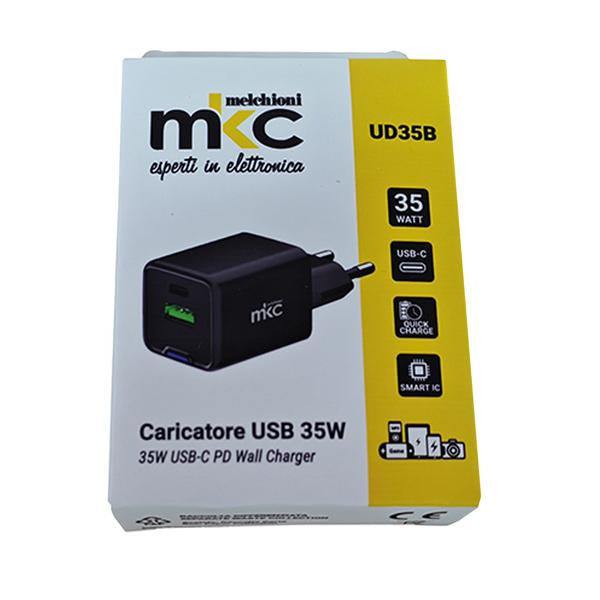 mkc-caricatore-usb-35w-1-usb-c-1-usb-a-nero-