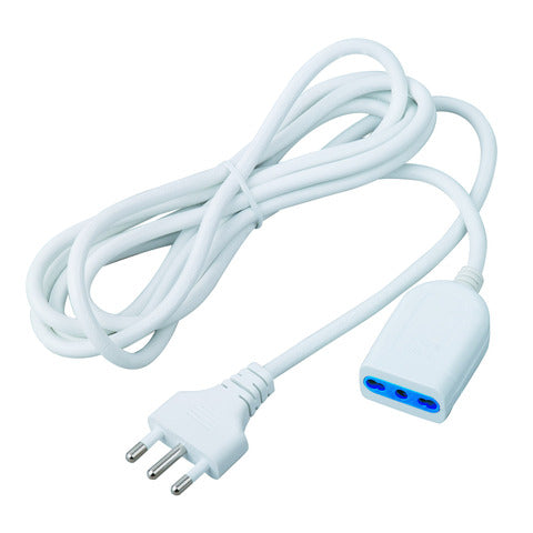 mkc-prolunga-elettrica-spina-16a-presa-10-16a-cavo-3x1-mmq-bianca-cavo-5-m-492517386