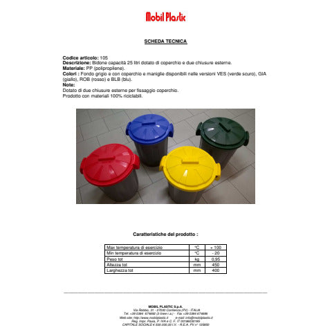 mobil-plastic-bidone-25-litri-dotato-coperchio-due-chiusure-esterne-pp-giallo-105-25-gia