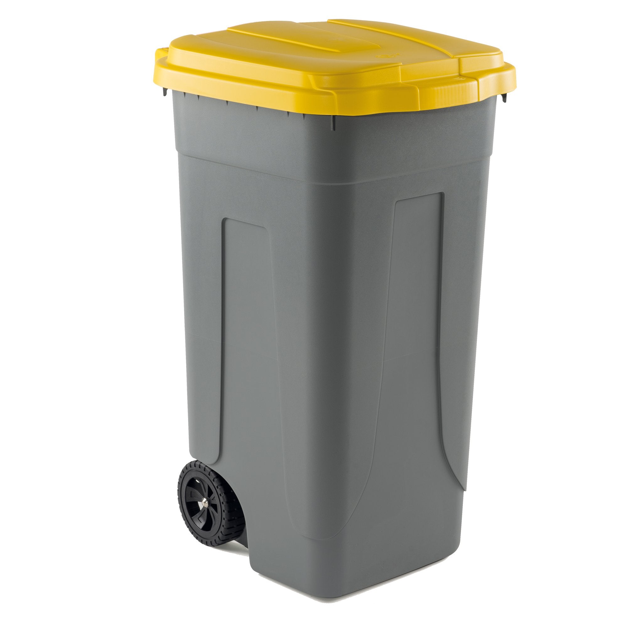 mobilplastic-bidone-mobile-cento-100lt-grigio-c-coperchio-giallo-raccolta-differenziata