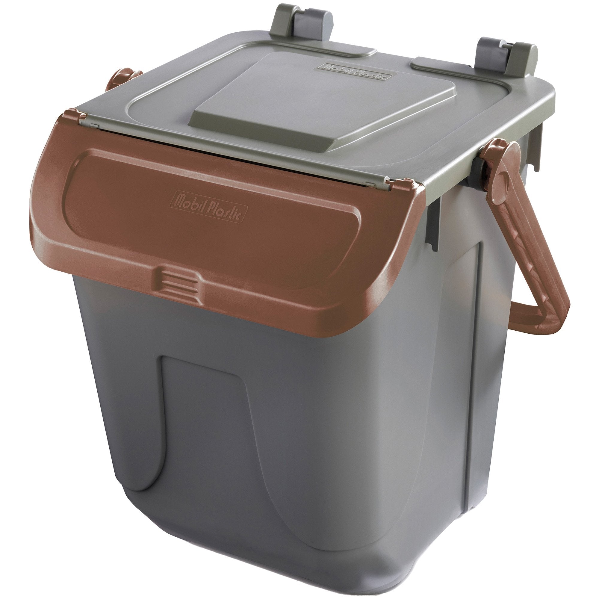 mobilplastic-contenitore-portarifiuti-ecology-25lt-c-sportello-maniglione-bruno