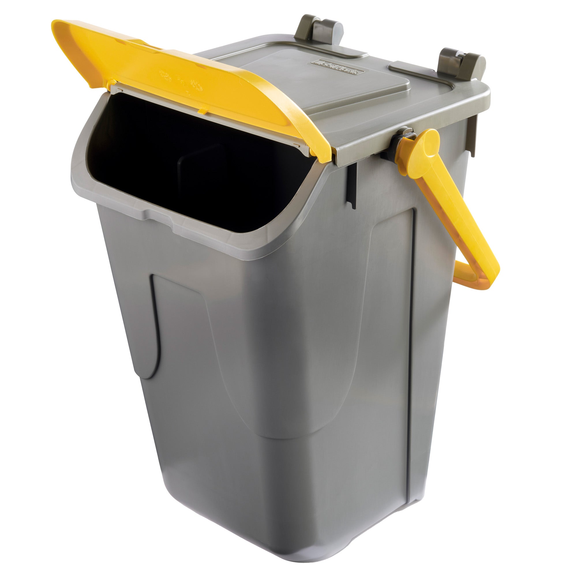 mobilplastic-contenitore-portarifiuti-ecology-35lt-c-sportello-maniglione-giallo