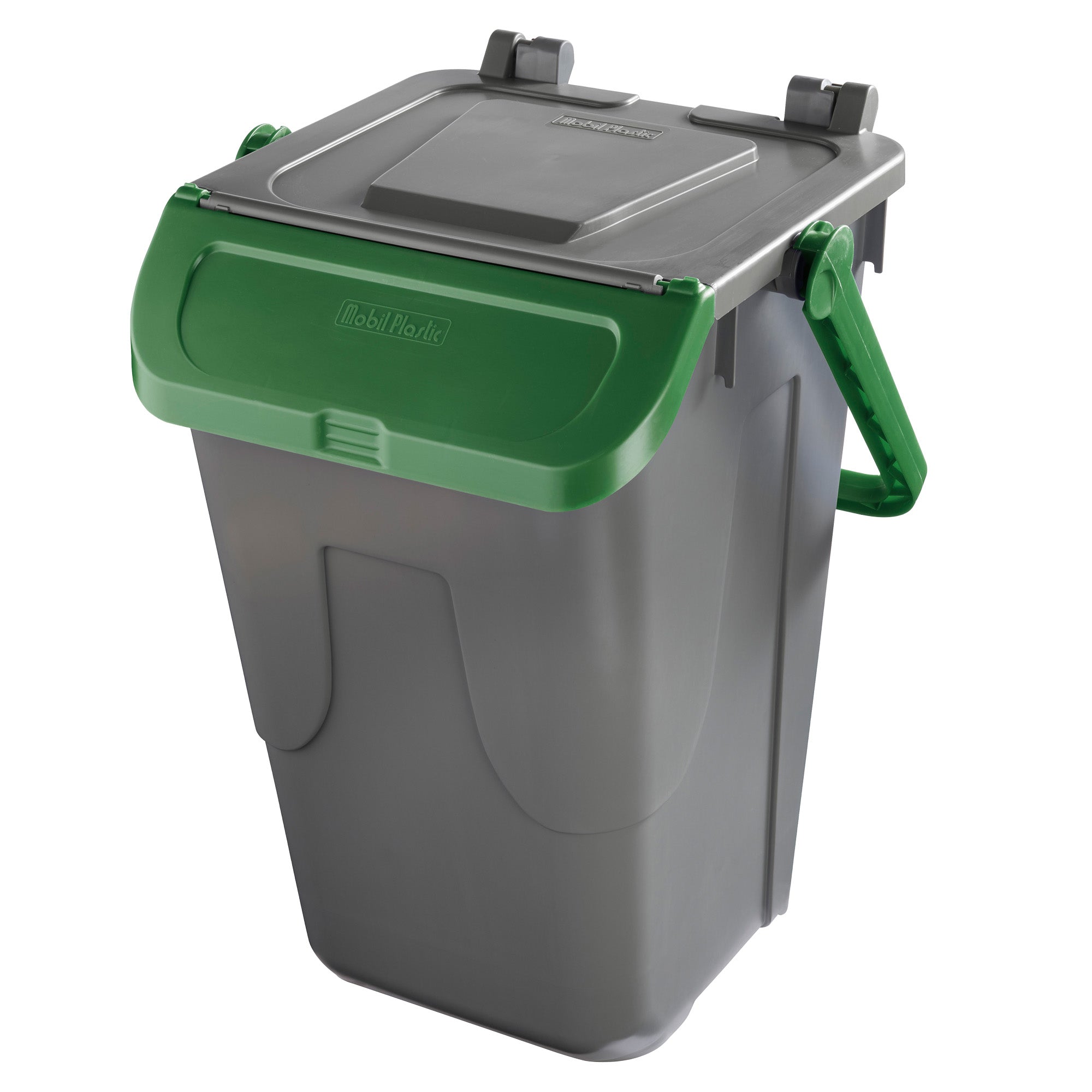 mobilplastic-contenitore-portarifiuti-ecology-35lt-c-sportello-maniglione-verde