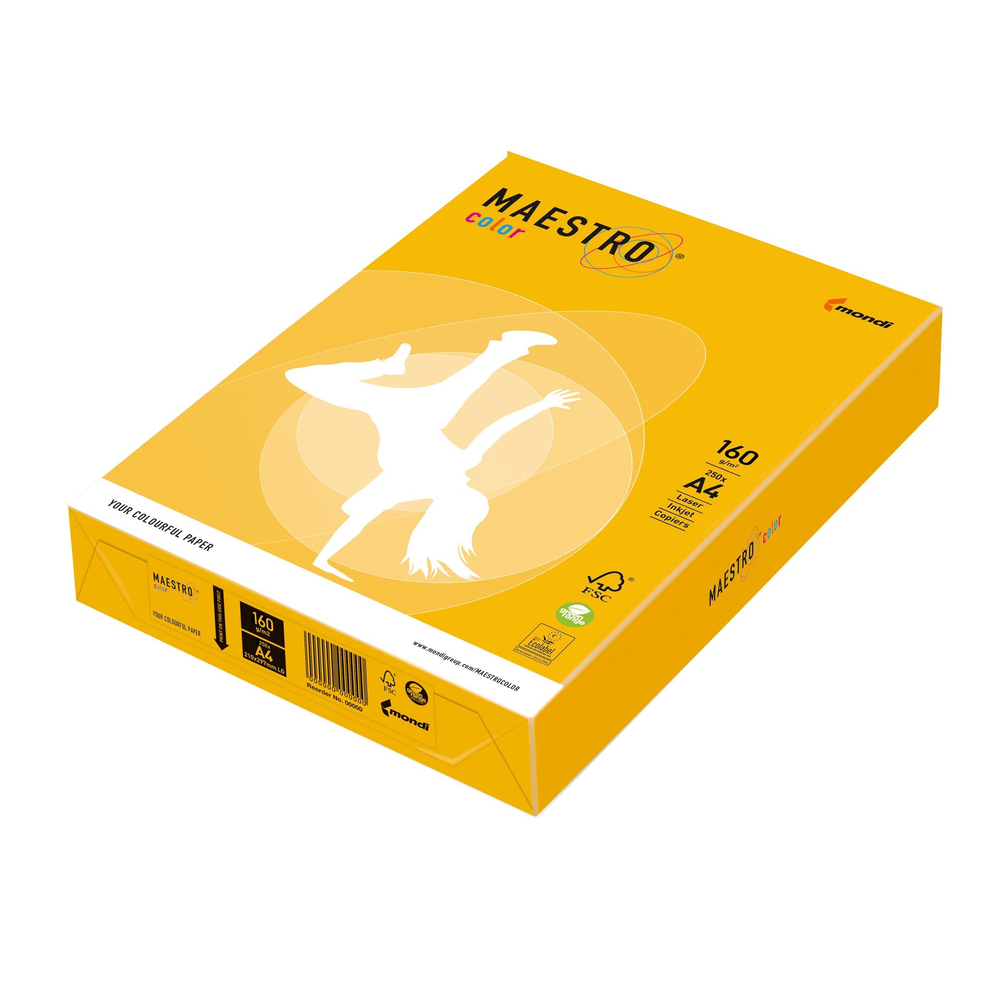 mondi-carta-maestro-color-a4-210x297mm-160gr-250fg-giallo-forte-ig50