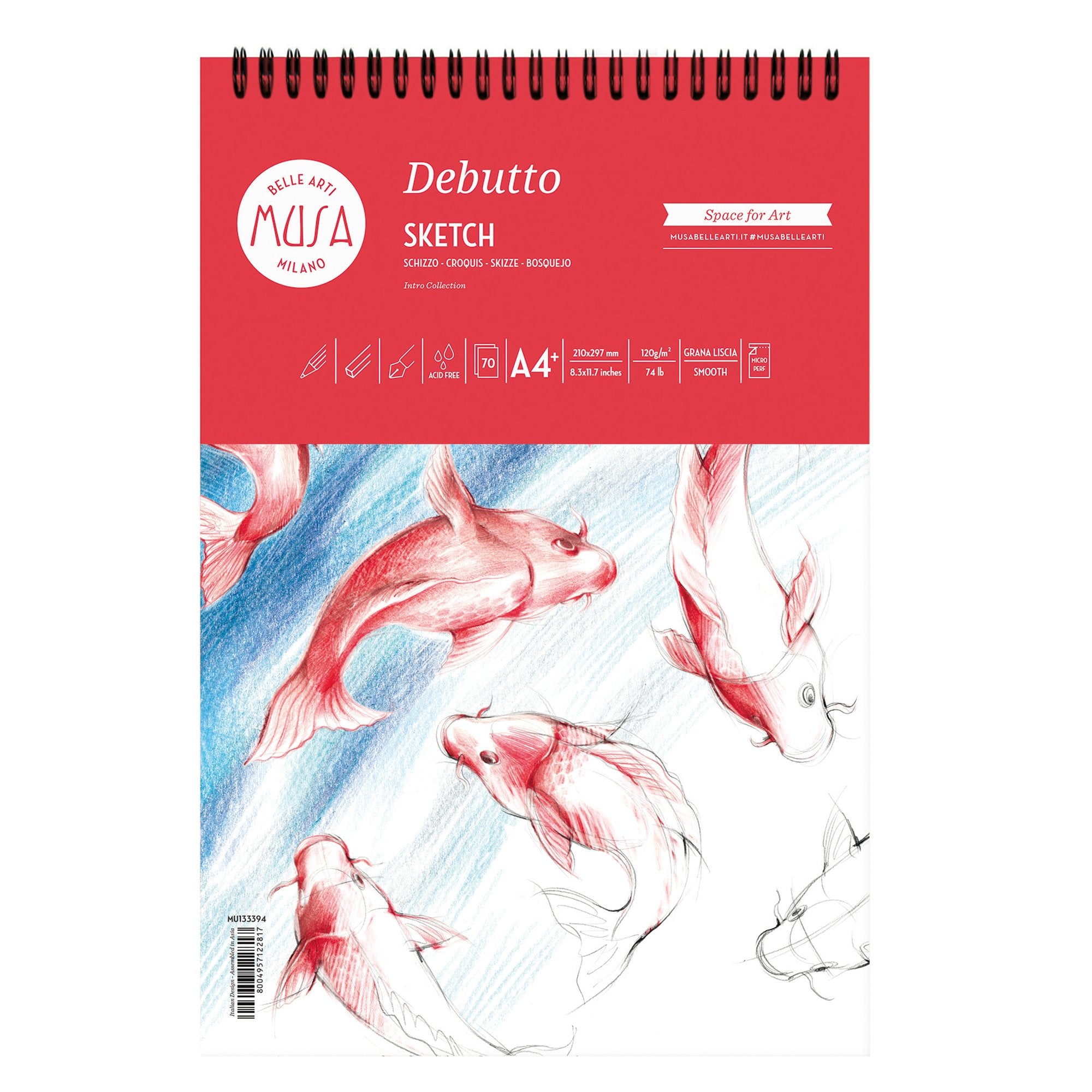 musa-blocco-schizzi-debutto-a4-21x31-2cm-70fg-120gr
