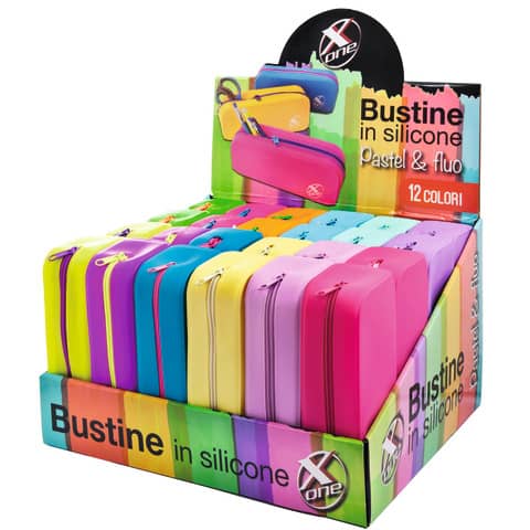 nikoffice-display-bustina-x-one-24-pezzi-colori-assortiti-silicone-32nik173