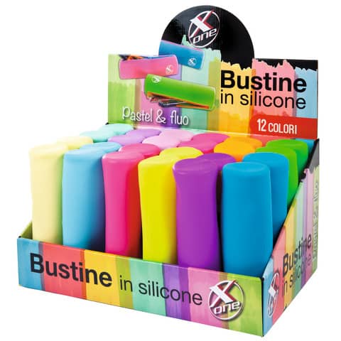 nikoffice-display-ovalino-x-one-24-pezzi-colori-assortiti-silicone-32nik175