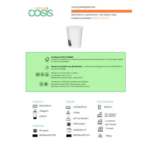 oasis-green-bicchierino-caffe-cartoncino-pe-conf-50-pz-240-ml-oas-cup240
