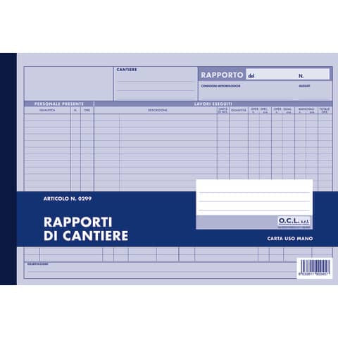 ocl-blocco-rapporti-cantiere-o-c-l-50-fogli-fogli-0299n