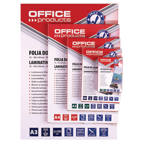 office-products-pouches-plastificatrici-2x125-m-finitura-lucida-a3-conf-100-pezzi-20325635-90
