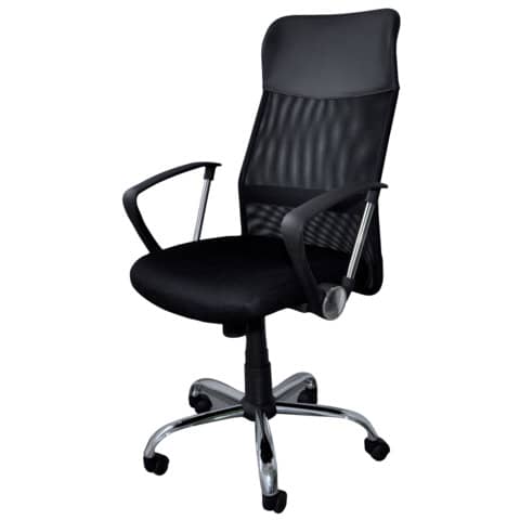 office-products-seduta-semi-direzionale-nera-rete-pelle-braccioli-corfu-23023331-05