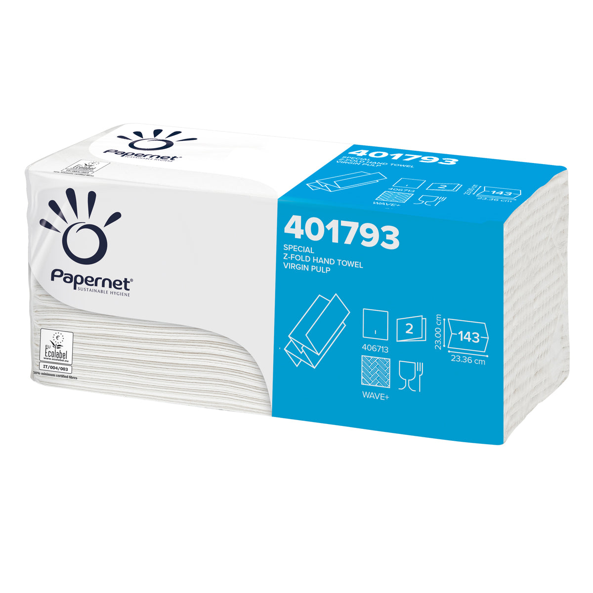 papernet-pacco-143-asciugamani-piegati-z-goffrato-onda-ecolabel