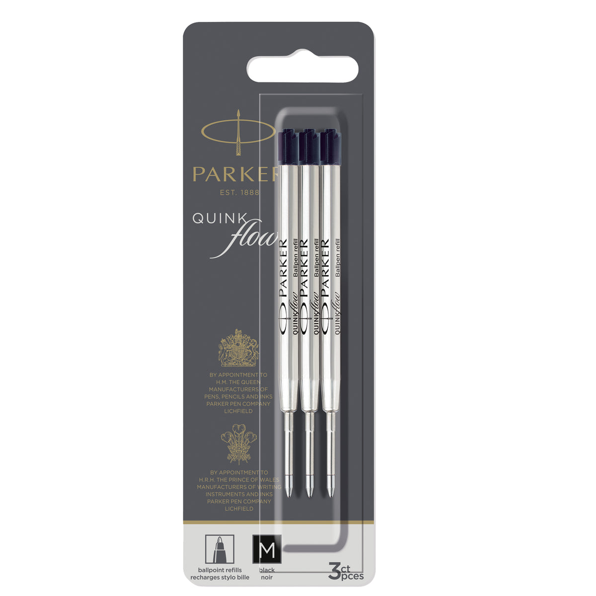 parker-blister-3-refill-sfera-quinkflow-medio-nero