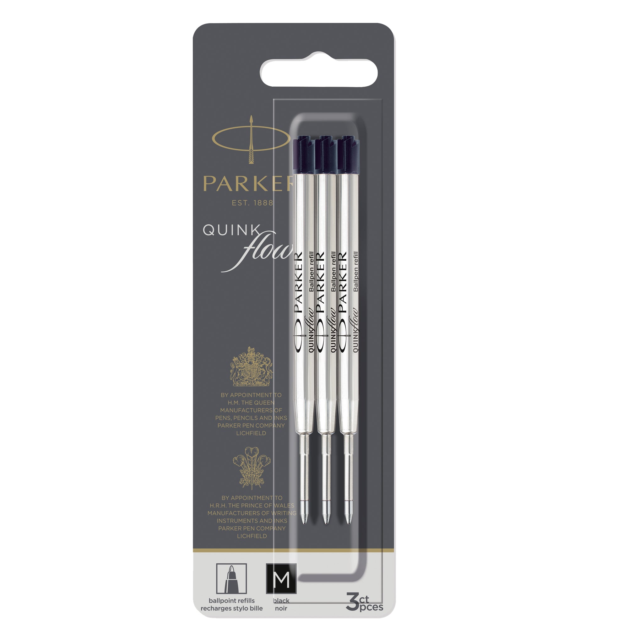 parker-blister-3-refill-sfera-quinkflow-medio-nero